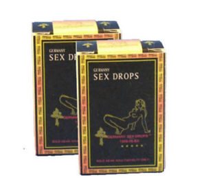Sealed bottles of Germany Sex Drops
